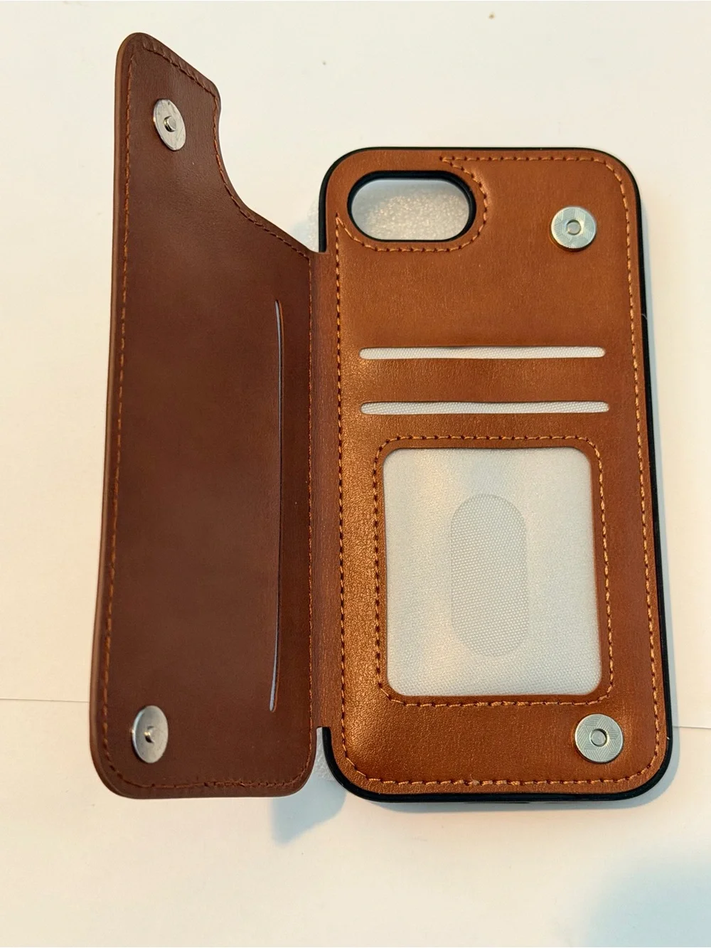 LETO for iPhone 16e Wallet Case, Flip Folio